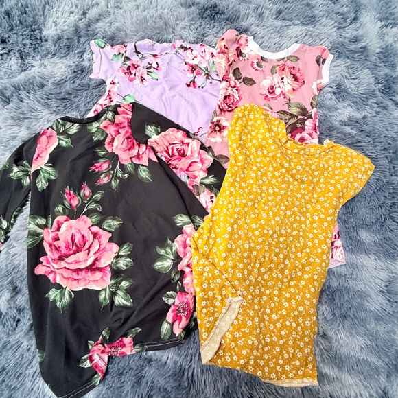 bundle lot 2T 3T girls dress spring Summer dresses prints solid - Picture 5 of 6
